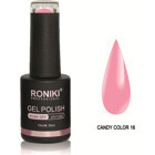 Roniki Candy Color 16 Pembe Parlak Kalıcı Oje