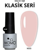 Momo K033 Bej Parlak Kalıcı Oje