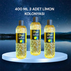 Ceran Limon Kolonya 3x400 ml