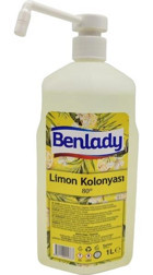 Benlady 80 Derece Limon Kolonya 1 lt