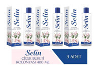 Selin Çiçeksi Kolonya 3x400 ml