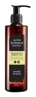 Avon Senses Essence Bergamot-Yeşil Çay Alkolsüz Parabensiz Sıvı Sabun 250 ml