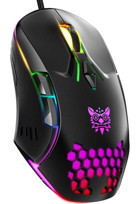 Huahai Onikuma CW902 RGB Ergonomik Makrolu Kablolu Siyah Optik Gaming Mouse