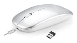 Hxsj M90 Sessiz Kablosuz Gümüş Optik Mouse