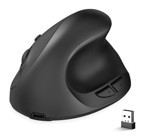 Hallow X10 Ergonomik Dikey Makrolu Kablosuz Siyah Optik Mouse