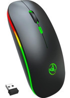 Hxsj T18 RGB Kablosuz Siyah Optik Mouse