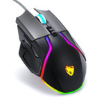 Huahai V11 RGB Makrolu Kablolu Siyah Optik Gaming Mouse