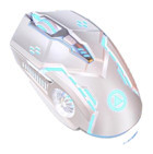 Jms Zuoya G5 RGB Makrolu Kablosuz Beyaz Optik Gaming Mouse