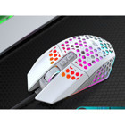 Jingyi X801 RGB Kablolu Beyaz Optik Gaming Mouse