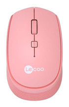 Lecoo WS202-P Kablosuz Pembe Optik Mouse