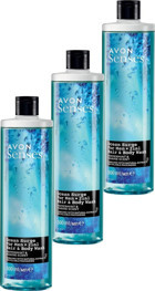 Avon Senses Ocean Surge Deniz Kokusu-Nane Duş Jeli 3x500 ml