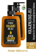 Olivos Kolajenli Zeytinyağı Nemlendirici Duş Jeli 2x750 ml