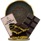 3 Chocolate Antep Fıstığı Kadayıf Dolgulu Bitter Dubai Çikolatası 200 gr