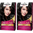 Schwarzkopf Palette Deluxe 1.0 Siyah Krem Saç Boyası 2x50 ml