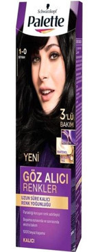 Schwarzkopf Göz Alıcı Renkler 1.0 Siyah Krem Saç Boyası 50 ml