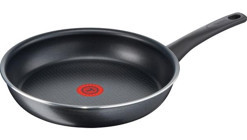 Tefal Elegance C3670702 Plastik Saplı Alüminyum 30 cm Düz Tava Siyah