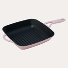 Pot Art Lotus Döküm 26 cm Grill Tava Pembe