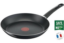 Tefal Simplicity Plastik Saplı Granit 32 cm Kızartma Tava Siyah