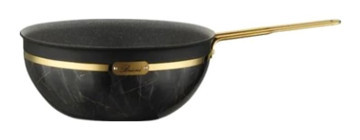 Brioni Selection Sls - 147 Metal Saplı Alüminyum 26 cm Wok Tava Siyah