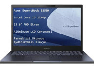 Asus ExpertBook B2500 Dahili Iris Xe Graphics Eligible Intel Core i5 1240P 8 GB Ram 1 TB SSD 15.6 inç Full HD Freedos Laptop