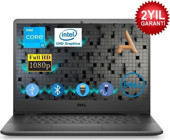 Dell Vostro 3400 N4001VN3400U0011 Dahili UHD Graphics Intel Core i3 1115G4 8 GB Ram 512 GB SSD 14 inç HD Freedos Laptop