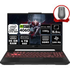 Asus TUF Gaming F15 FX507VV-LP242-A32 Harici GeForce RTX 4060 Intel Core i7 13620H 96 GB Ram 4 TB SSD 15.6 inç Full HD Freedos Gaming Laptop + Anzar Mouse