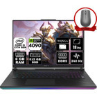 Asus ROG Strix Scar G18 G814JY-N6041-A65 Harici GeForce RTX 4090 Intel Core i9 13980HX 8 GB Ram 512 GB SSD 18 inç WQXGA Windows 11 Pro Gaming Laptop + Anzar Mouse