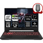 Asus TUF Gaming F15 FX507VV-LP242-A67 Harici GeForce RTX 4060 Intel Core i7 13620H 8 GB Ram 2 TB SSD 15.6 inç Full HD Windows 11 Pro Gaming Laptop + Anzar Mouse