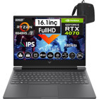 Hp Victus 16 S1035NT WA1UZ2EA12 Harici GeForce RTX 4070 AMD Ryzen 7 8840HS 48 GB Ram 4 TB SSD 16 inç Full HD Freedos Gaming Laptop + Weblegelsin Çanta