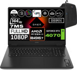 Hp Omen 17-DB0019NT A44QQEAH01 Harici GeForce RTX 4070 AMD Ryzen 5 8845HS 32 GB Ram 1 TB SSD 17.3 inç Full HD Windows 11 Home Gaming Laptop + Zetta Çanta