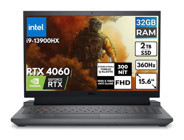 Dell G15 5530 G155530017UBT22 Harici GeForce RTX 4060 Intel Core i9 13900HX 32 GB Ram 2 TB SSD 15.6 inç Full HD Freedos Gaming Laptop