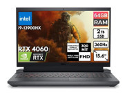 Dell G15 5530 G155530017UBT23 Harici GeForce RTX 4060 Intel Core i9 13900HX 64 GB Ram 2 TB SSD 15.6 inç Full HD Freedos Gaming Laptop