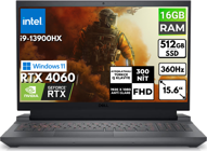 Dell G15 5530 G155530017U Harici GeForce RTX 4060 Intel Core i9 13900HX 16 GB Ram 512 GB SSD 15.6 inç Full HD Windows 11 Home Gaming Laptop