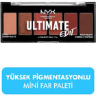 Nyx Professional ltimate Edit Petite Shadow Palette Warm Neutrals Toz Işıltılı - Mat Palet Göz Farı