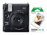 Fujifilm Instax Mini 99 Şipşak Mini Full HD Kompakt Dijital Fotoğraf Makinesi Siyah + 10 Adet Fotoğraf Filmi