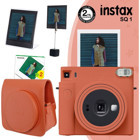 Fujifilm Instax Square Sq1 Şipşak Full HD Kompakt Dijital Fotoğraf Makinesi Turuncu + 20 Adet Foroğraf Filmi