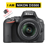 Nikon D5500 18-55 mm Full HD DSLR Dijital Fotoğraf Makinesi Siyah