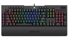 Redragon Brahma K586 Türkçe Q RGB 104 Tuşlu Red Kablolu Siyah Mekanik Gaming Klavye