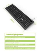 Acer Oak-0A0 Türkçe Q Black Kablolu Siyah Normal Klavye