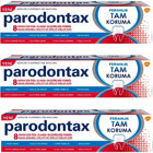 Parodontax Tam Koruma Ferahlık Naneli Florürlü Diş Macunu 3x 50 ml