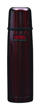 Thermos Light & Compact Paslanmaz Çelik 1 lt Outdoor Matara Termos Siyah