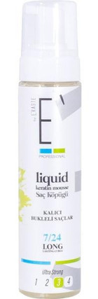 Eraste Liquid Keratin Ultra Strong 3 Kıvırcık Saçlar İçin Şekillendirici Saç Köpüğü 275 ml