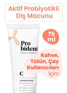 Probident Aktif Probiyotik Zerdeçal Organik Florürsüz Tüm Yaşlar Diş Macunu 75 ml