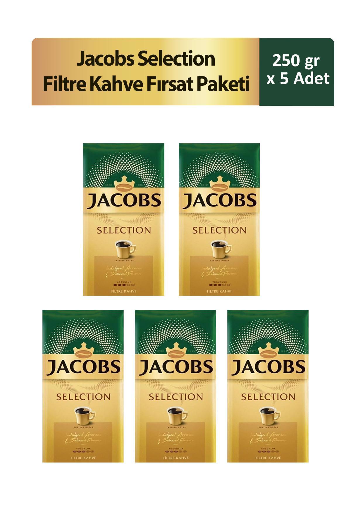 Jacobs Selection Filtre Kahve Fırsat Paketi 5x250 Gr