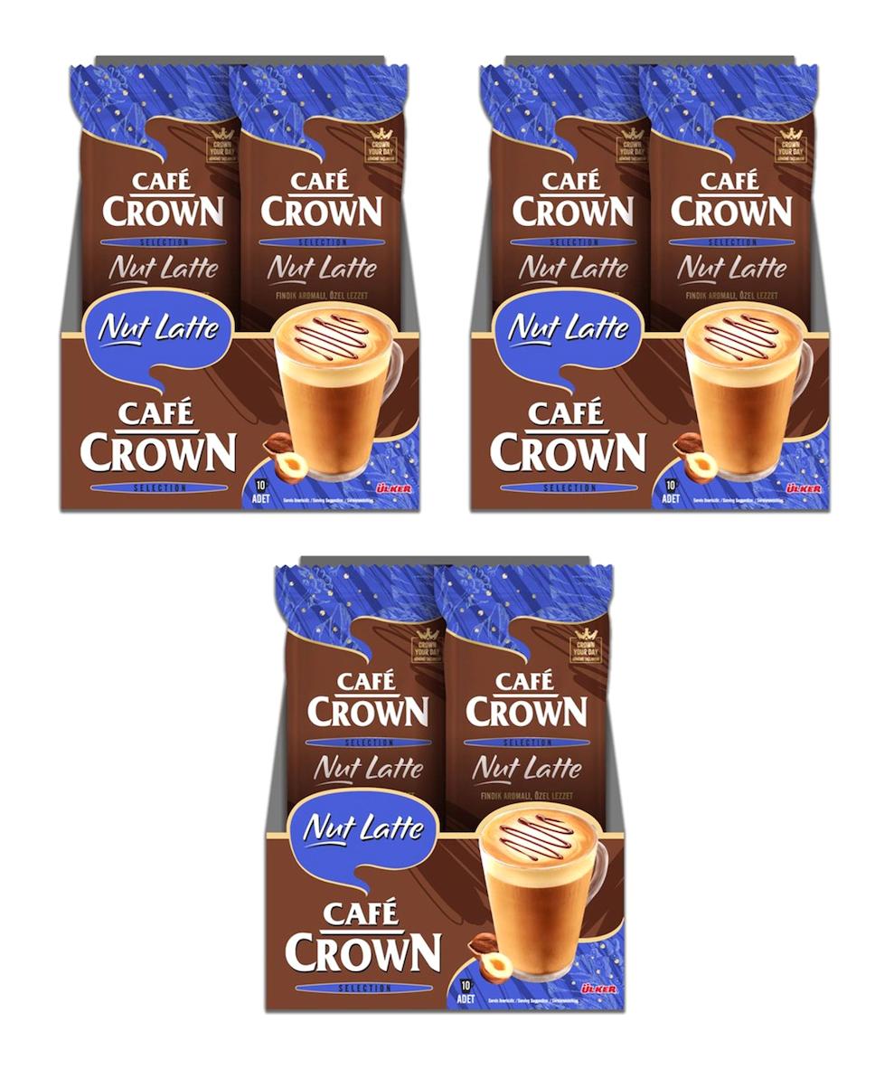 Cafe Crown Fındıklı 21.5 gr 30 Adet Latte Hazır Kahve