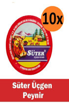 Süter Kırmızı Peynir İnek Peynir 10x110 gr