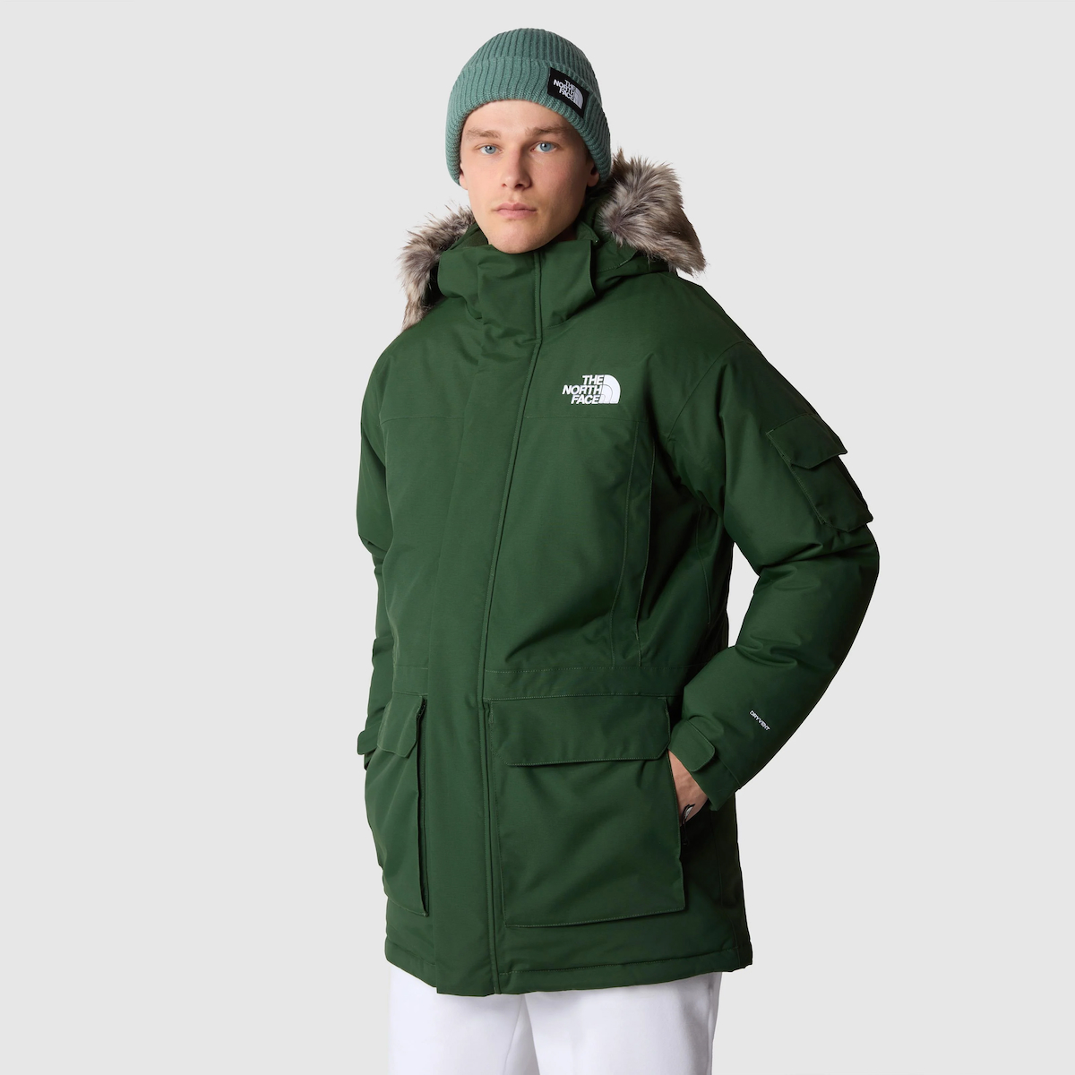 The North Face M Mcmurdo Softshell Gore Tex Su Geçirmez Fermuarlı Polyester Erkek Outdoor Mont Yeşil