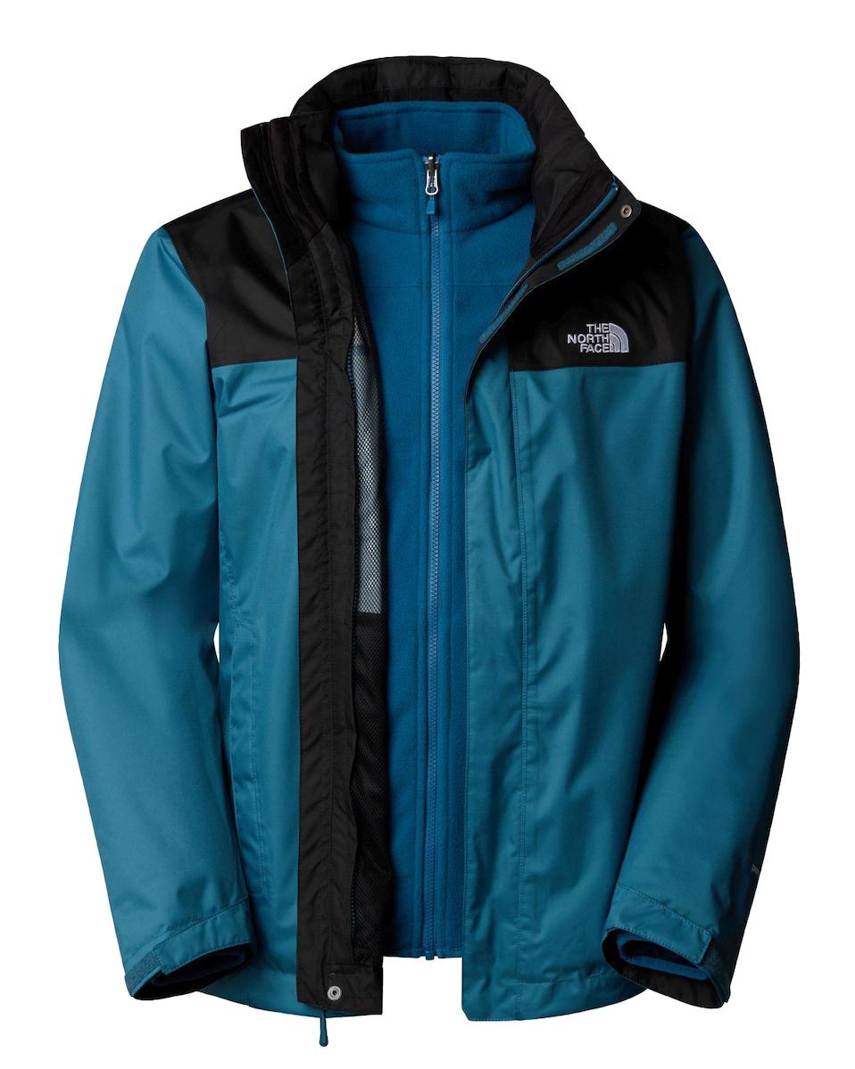 The North Face Evolve II Triclimate Softshell Gore Tex Su Geçirmez Fermuarlı Polyester Erkek NF00CG55SF71 Outdoor Mont Mavi