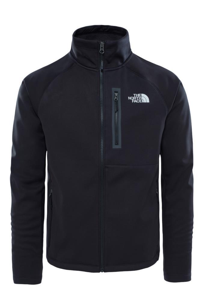 The North Face Can Soft Shell Softshell Gore Tex Su Geçirmez Fermuarlı Polyester Erkek T93BRHJK3 Outdoor Mont Siyah