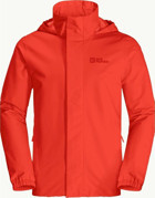 Jack Wolfskin Stormy Point Softshell Gore Tex Su Geçirmez Fermuarlı Polyester Erkek 1111142 Outdoor Mont Kırmızı